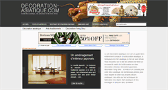 Desktop Screenshot of decoration-asiatique.com