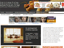 Tablet Screenshot of decoration-asiatique.com